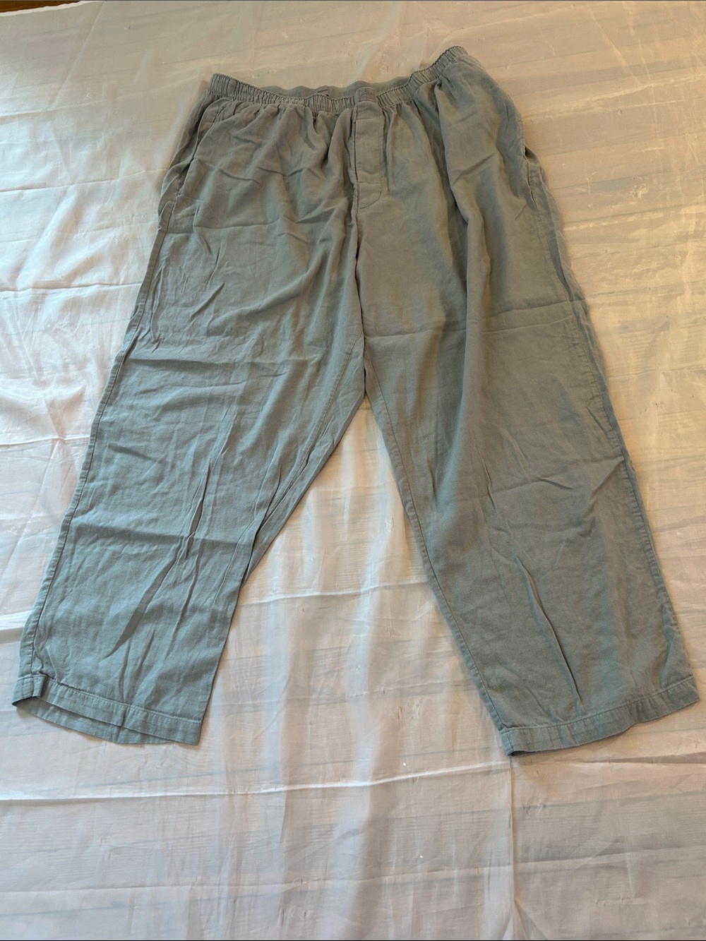 SKIMS lounge pants Men's Relaxed Drawstring  in Sage Gray